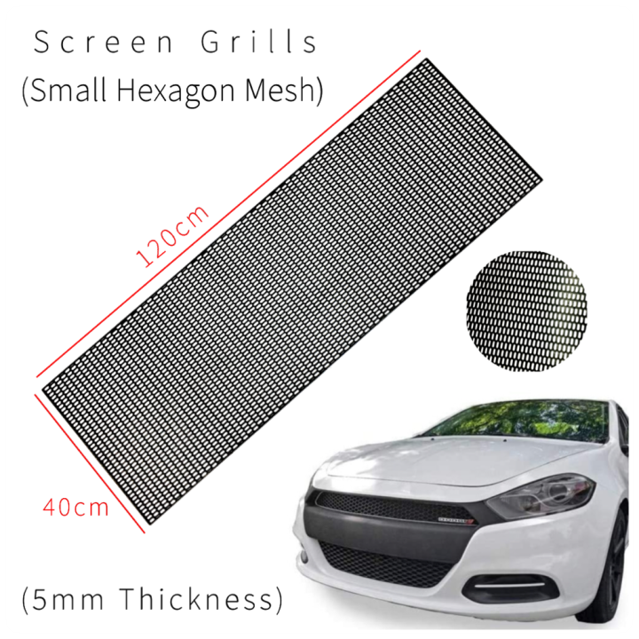 CPA 120cm x 40cm x 5mmCar Honey Mesh Grill Small Holes Hexagon Mesh