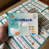 Hộp 50 khẩu trang 3D mask kháng Khuẩn Duy Khánh - Hàng chính hãng Công Ty