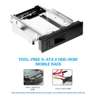 S-ATA II HDD-ROM Internal 3.5" SATA HDD Frame Mobile Rack Tray Enclosure Docking Station Hot Swap Drive