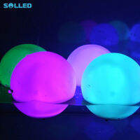 SOLLED Inflatable ลูกโป่งเรืองแสง PVC รีโมทคอนโทรล Led กระพริบ Beach Ball เด็ก Wave Ball