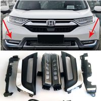 Car Accessories For Honda CRV CR-V 2017 2018 Front Bumper 12V LED Daytime Running Light LED Lamp Refit Fog lights 2pcs Projector Mounts