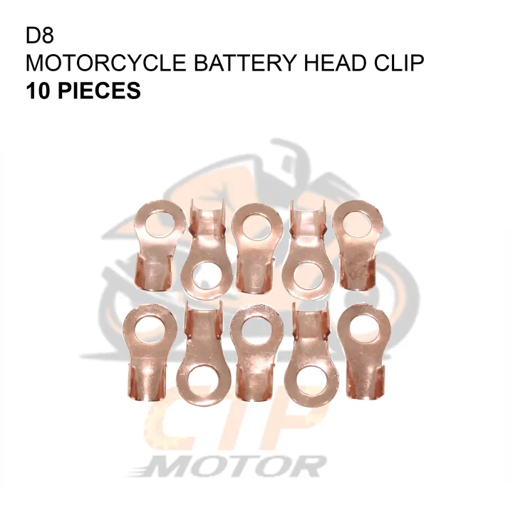 Motorcycle D8 Battery headclip 10pcs Lazada PH