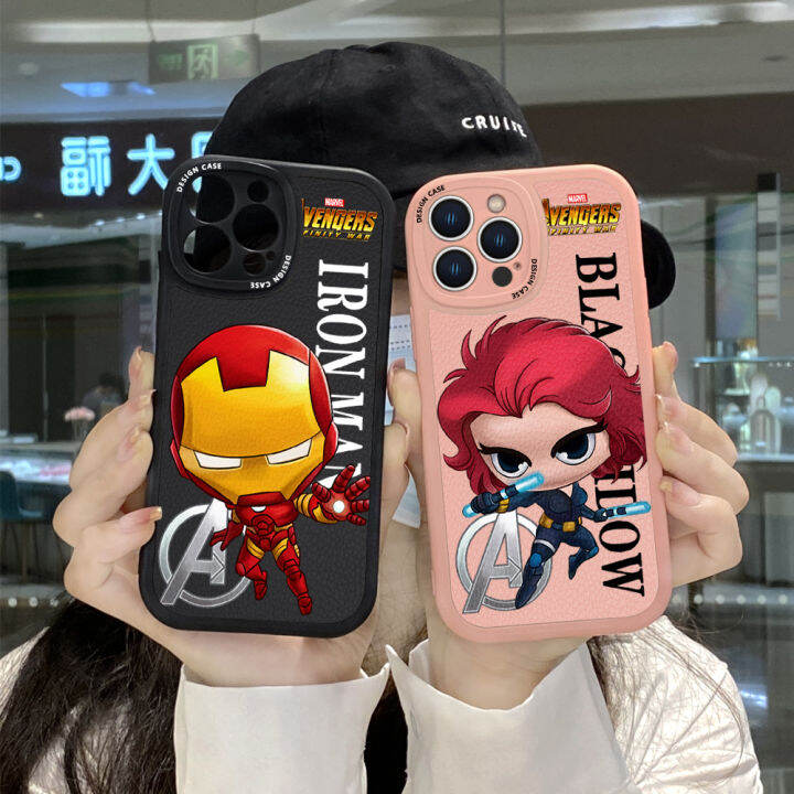 ggk-เคสโทรศัพท์ลายการ์ตูนกัปตันอเมริกา-สำหรับ-samsung-กาแล็คซี่-a24-4g-ปกหนังหลังหนังลายการ์ตูนกัปตันอเมริกาไอรอนแมนสไปเดอร์แมนฮัลค์แบล็ควิโดว์แบล็คเคสโทรศัพท์ซิลิโคนนิ่ม