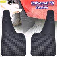 Universal ด้านหน้าหรือด้านหลัง2Pcs Mud Flaps Splash Guards Mudguards คาร์บอนไฟเบอร์ Effect Mudflaps รถ Auto Van SUV Pickup อุปกรณ์เสริม