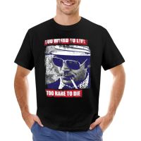 Gonzo Hunter S Thompson T-Shirt Anime T-Shirt Cat Shirts Mens Graphic T-Shirts