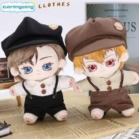 CANGEEO 1pc/1 Set หลากหลายรูปแบบ ชุดเสื้อผ้ากางเกง แฟชั่นสำหรับผู้หญิง สวมใส่สบายๆ ชุดตุ๊กตาโดยรวม ของใหม่ เสื้อผ้าแฟชั่นเสื้อยืด สำหรับ ตุ๊กตา20ซม./1./ตุ๊กตา12ตัว ตุ๊กตาผ้าฝ้าย20ซม.