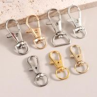 ▤ 10Pcs/set Metal Swivel Lobster Hook Clasp Keyring Snap Clasp Bag Jewelry Lanyard Trigger Buckle DIY Bag Accessories