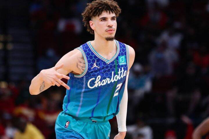 รายการสินค้าใหม่-คุณภาพสูง-ต้นฉบับใหม่-lamelo-ball-2020-nba-draft-charlotte-hornets-teal-icon-jersey