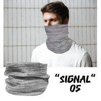 ผ้าบัฟ ผ้าปิดจมูก รุ่น "Signal 05" ผ้าบัฟกันแดด BB ผ้าบัฟกันuv ผ้าบัฟกันฝุ่น  ผ้าโพกหัว ผ้าบัฟใส่วิ่ง ผ้าบัฟขี่มอไซ ผ้าบัฟผู้หญิง ผ้าโพกหัวผู้