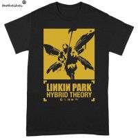 HGJ เสื้อยืดแขนสั้นLinkin Park 20th ครบรอบอย่างเป็นทางการ Tee เสื้อยืด Mens UnisexS-5XL