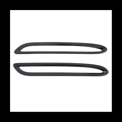 For Mercedes Benz GLB 200 X247 2020 Carbon Fiber Rear Fog Light Lamp Foglight Cover Trim Decoration Frame