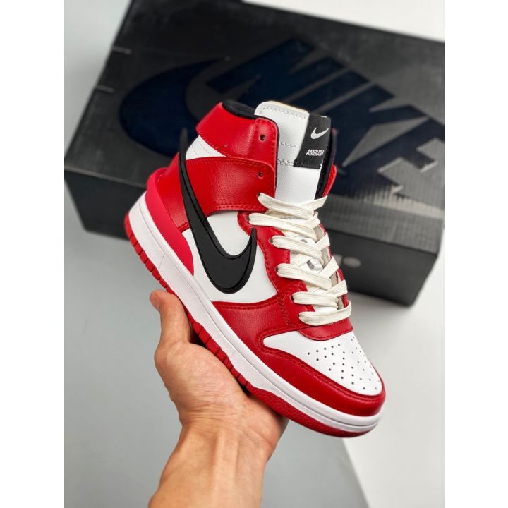 Original Ambush x Nike SB Dunk High Cut Sneakers Shoes For Men And ...