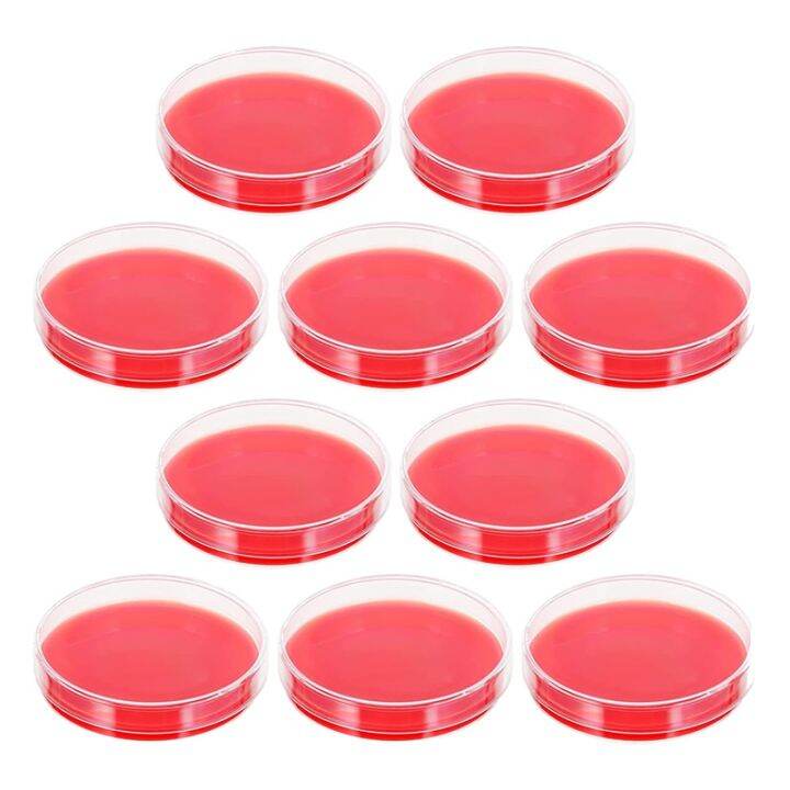 10 Pcs Prepoured Nutrient Agar Plates 7Cm Petri Dishes Sterilized Transparent Ag 313020039074