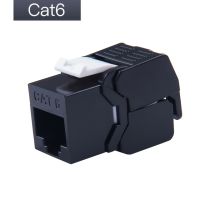 กิกะบิตอีเธอร์เน็ต Rj45 Cat6มีสีสันแจ็ค Keystone ชนิดไม่มีเครื่องมือโมดูลเครือข่ายการเชื่อมต่อ7สีสำหรับตัวเลือก