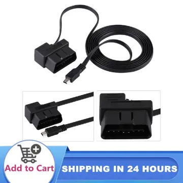 OBD2 USB Cable 16pin Car Diagnostic Extension Adapter to Mini USB Cable,  180cm