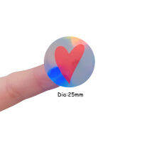 160Pcslot Kawaii Hot stamping Heart Scrapbooking Paper Labels Seal Sticker DIY Gift Sticker Dia.2.5cm