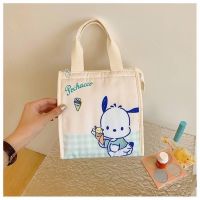 กระเป๋าใส่ข้าว เครื่องดื่ม   Sanrio Character มาใหม่ มีหูหิ้ว พกพาสะดวก  ขนาด 21×23×13 cm