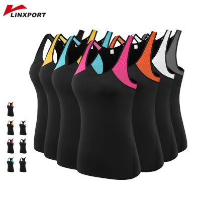 ▽™ Female Sport Sleeveless Shirt Exercise Workout T-Shirts Singlets Gym Clothing Jogging Tights Blouse