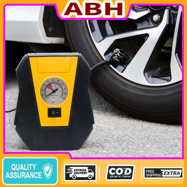 【Ship from Manila】Digital Tire Inflator DC 12 Volt Car Portable Air