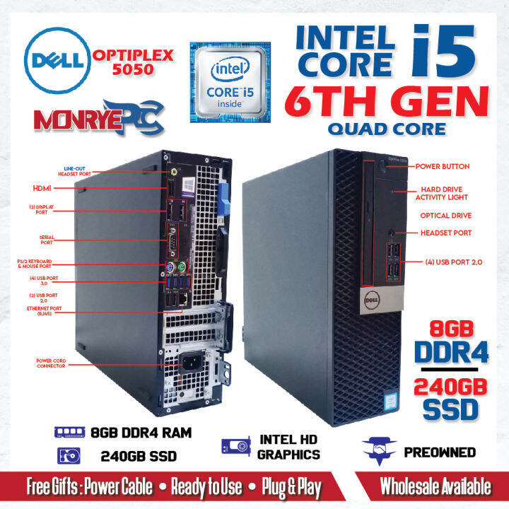 Desktop / CPU / Computer INTEL CORE i56th Gen / i36th Gen / Ready to use (PRELOVED) Lazada PH