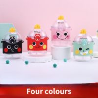 ⭐New⭐390ML Childrens Water Cup Plastic Bottle with Straw Strap Ins Expression Cute French Fries Cup