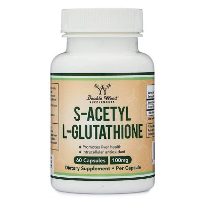 S-Acetyl L-Glutathione 100 mg. - Double Wood supplements กลูตาไธโอน