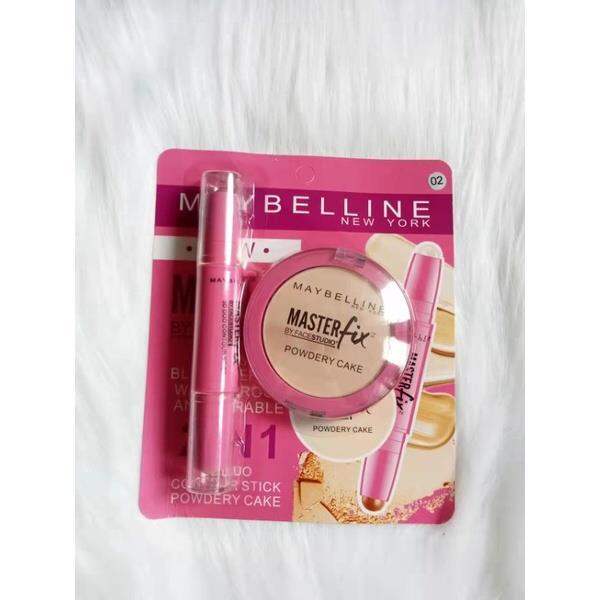 maybelline 3d duo contour stick powdery cake Lazada PH