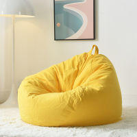 Sofas Cover Puff Chairs Without Filler Linen Cloth Lounger Seat Bean Bag Pouf Puff Couch Tatami Pouf Salon Puff Asiento Bedroom2023