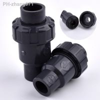 ✴ 1pc I.D 20 110mm UPVC Check Valve Ball Style Garden Irrigation Water Pipe Connectors Industrial Water Treatment Non-return Valv