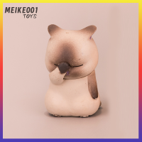 MEIKE001 เครื่องประดับแมวน่ารัก Kawaii Room Decor ตุ๊กตาตุ๊กตาตกแต่งขนาดเล็ก