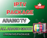 IPTV แพ็คเกจ 8 เดือน ARABIC GROUP, รับชมทีวีออนไลน์ , ภาพยนตร์, ซีรี่ย์, ข่าว, กีฬา, และอื่นๆอีกมากมาย ภาพนิ่ง สัญญาณ ดี ภาพคมชัด Full HD, 4K