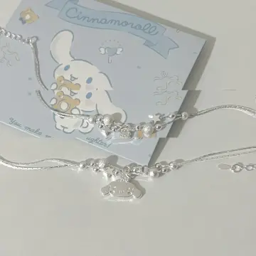 Pretty Sanrio Cinnamoroll Kuromi Bracelet Fashion Ins Female Ornaments Cute  Design Girl Student Jewelry Best Friend Holiday Gift
