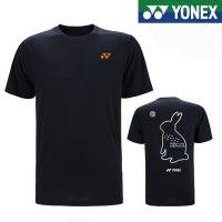 ชุดแบตมินตัน Yonex สำหรับทั้งหญิงและชายแขนสั้นชุดออกกำลังกายแห้งเร็วชุดเทนนิสชุดกีฬาฤดูร้อนใหม่