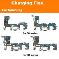 Original แท่นชาร์จพอร์ต Connector สายเคเบิล Flex สำหรับ Samsung Galaxy S8 S9 Plus G950F G955F G950U G960F G965F USB Charger อะไหล่-sg7f