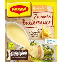 แม็กกี้ เลมอน บัสเตอร์ซอส ซอสเนยมะนาวกึ่งสำเร็จรูป 33 กรัม - Maggi Lemon Butter Sauce Instant 33g