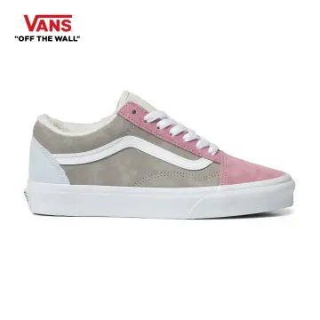 Grey pink cheap vans