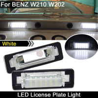 2Pcs For Benz E-Class W210 E200 E220 E320 E430 C-Class W202 C200 C220 C230 C240 C280 LED License Plate Light Number Plate Lamp