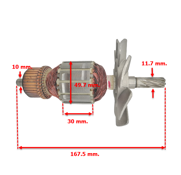 ทุ่น-สว่านโรตารี่-มากีต้า-makita-hr3850-hr3851