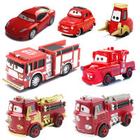 Pixar Cars 2 3 Lightning McQueen Red Mater Sally Guido Luigi 1:55โลหะผสมหล่อรถเด็กของเล่นคริสต์มาสของขวัญ