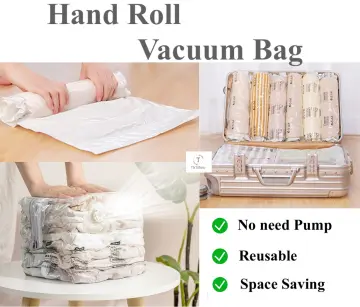 5pcs/set PE Vacuum Storage Bag, Modern Clear Vacuum Compression