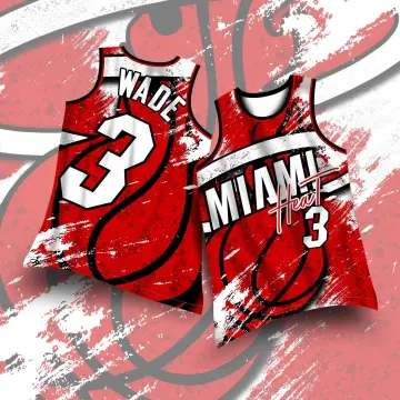 Dwyane Wade Miami Heat White Hot adidas Swingman Jersey Men's Large  STITCHED NWT