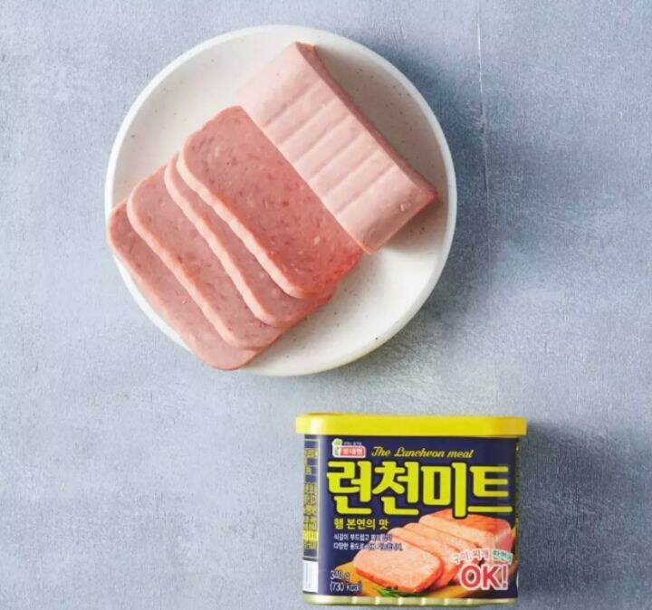 lotte-luncheon-meat-แฮมกระป๋องจากเกาหลี-340-กรัม