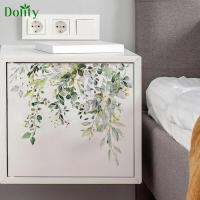 Dolity พืชสติ๊กเกอร์ห้องน้ำใบตกแต่ง DIY สำหรับห้องน้ำตู้สำหรับห้องนอน