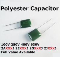 20PCS 400V 2A474J 2A154J 2A224J 2A334J 100V Polyester Capacitor 2G103J 400V 10NF 0.01UF 150/220/330/470NF 0.15/22/33/47uf