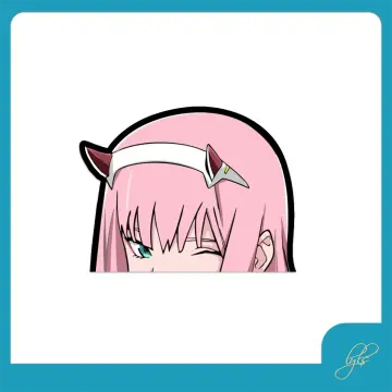 Anime. Darling in the FranXX art. Zero Two. Kokoro. Miku. Ichigo. Ikuno  Sticker for Sale by LezaZechel