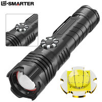 Multifunction XHP180 Powerful Led Flashlight 18650 Rechargeable Led Torch Light Usb Tactical Flashlight High Power Flash Light