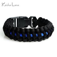 Keisha Lena Outdoor Camping Thin Braided Weave Plastic Buckle Paracord Survival