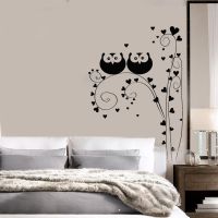 [COD] Newest Vinyl Wall Sticker Pattern Birds Floral Stickers Removable Baby Decal Bedroom LA567