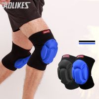 【cw】 AOLIKES Thickening Football Volleyball Extreme Sports knee pads brace support Protect Cycling Knee Protector Kneepad rodilleras