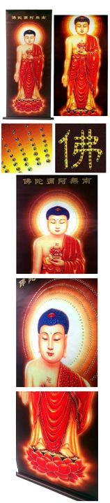 hot-ภาพวาดผ้าไหมเลื่อนภาพ-amitabha-buddha-พร้อมเพชรสีน้ำตาลภาพวาดแขวนห้องโถงพระพุทธรูปภาพวาดตกแต่งห้องศึกษาภาพวาดพระพุทธรูป